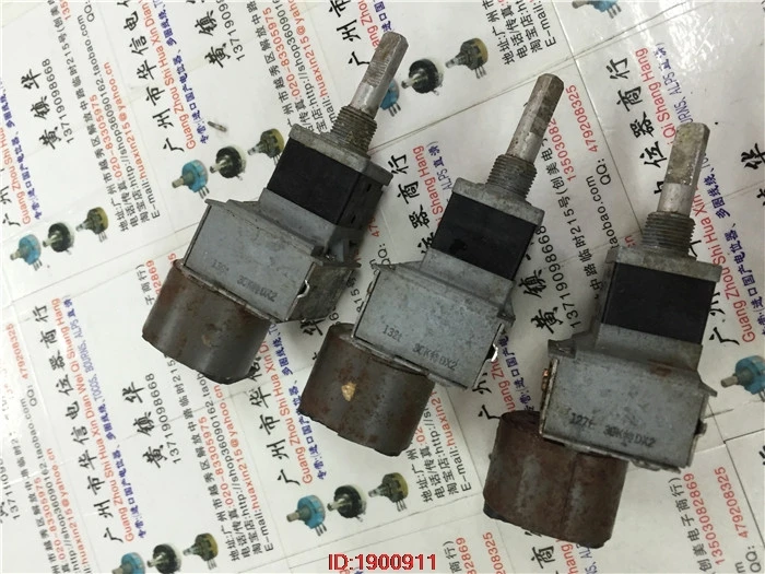 1pcs/lot  Japan ALPS 18-type double with a motor potentiometer 30K special DX2 handle length 25MMF 6 feet