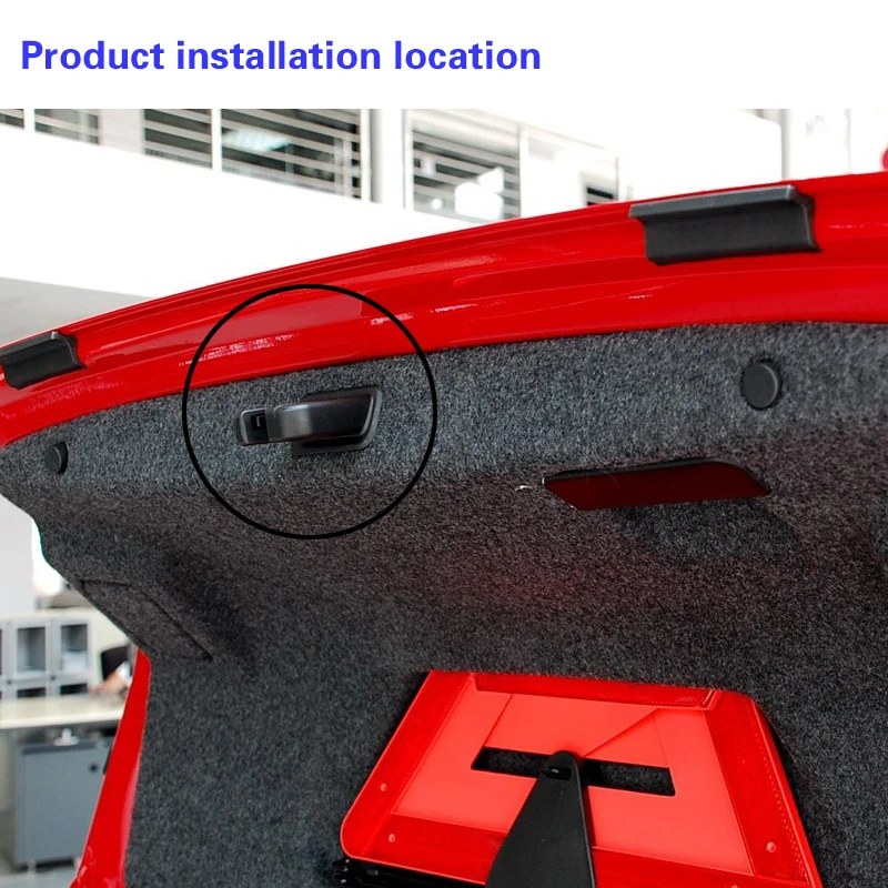 4E0827520B 01C for Audi A4 B6 B7 B8 A5 A6 C5 C6 A8 Automobile trunk lock protective cover trunk lock protective cover