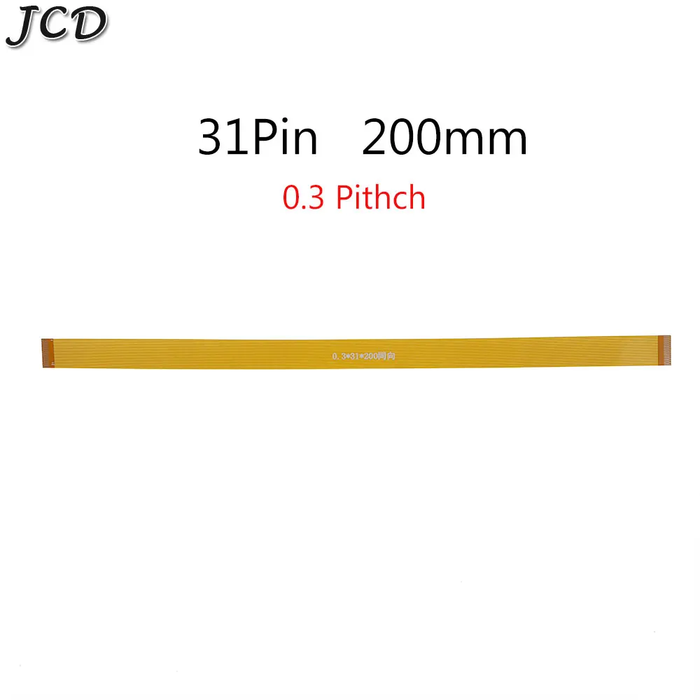 JCD 1pcs 31Pin  Gold plated FPC FFC Connector Flexible flat Cable 0.3 mm Pitch Line 28 30 60 100 120 150 200 350 mm