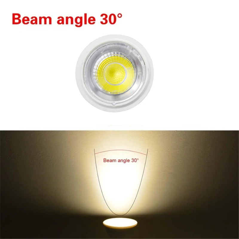 MR11 COB LED Spot Light Bulb 35mm Diameter 12V 7W MR11 Lamp Bright Mini COB Dimmable LED Spotlight GU4.0 Base Lamp