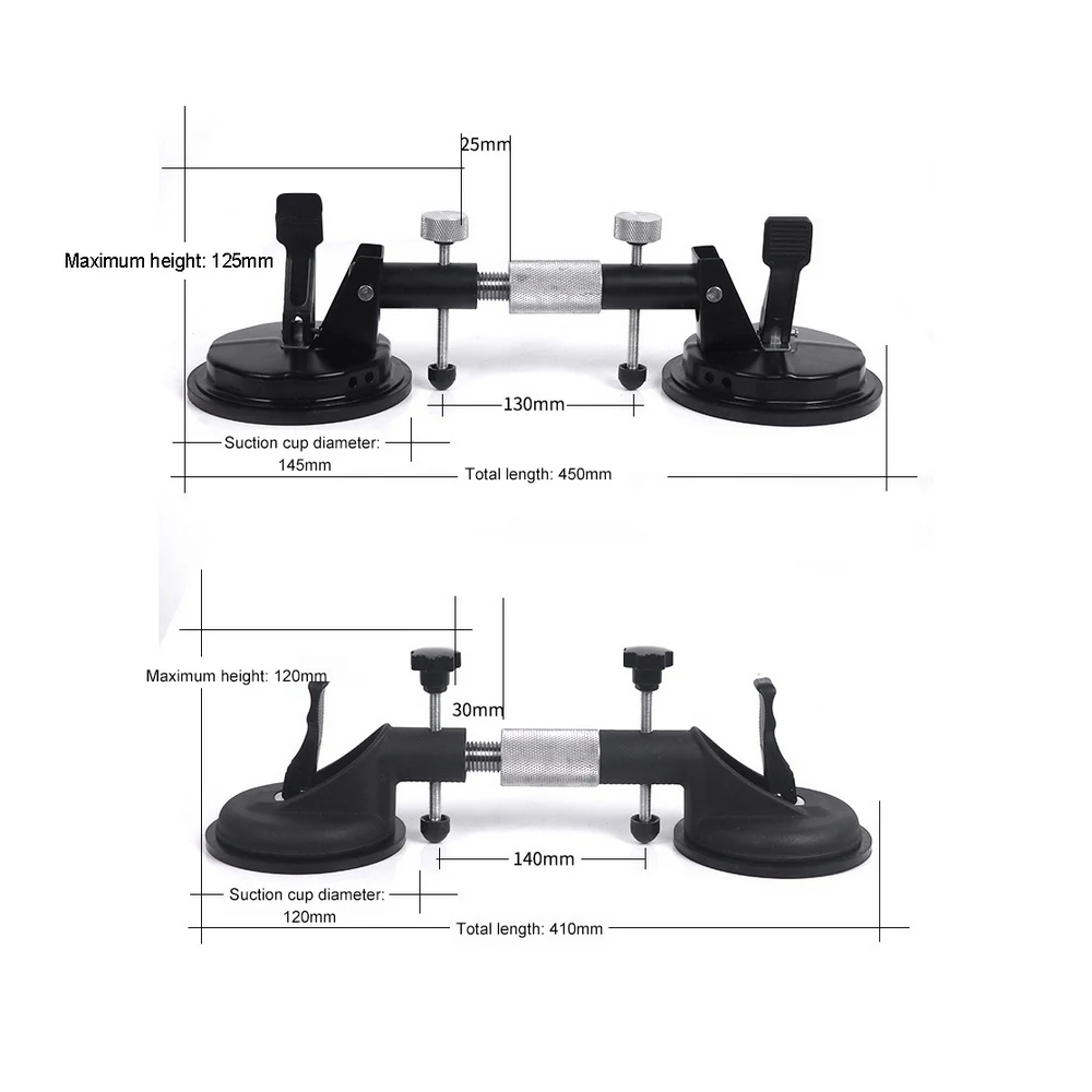 Vacuum Suction Cup Glass Lifter Ceramic Durable Thickened Seam Setter Tensioner Tool 150KG Max Marble Granite Floor Lifting Tool