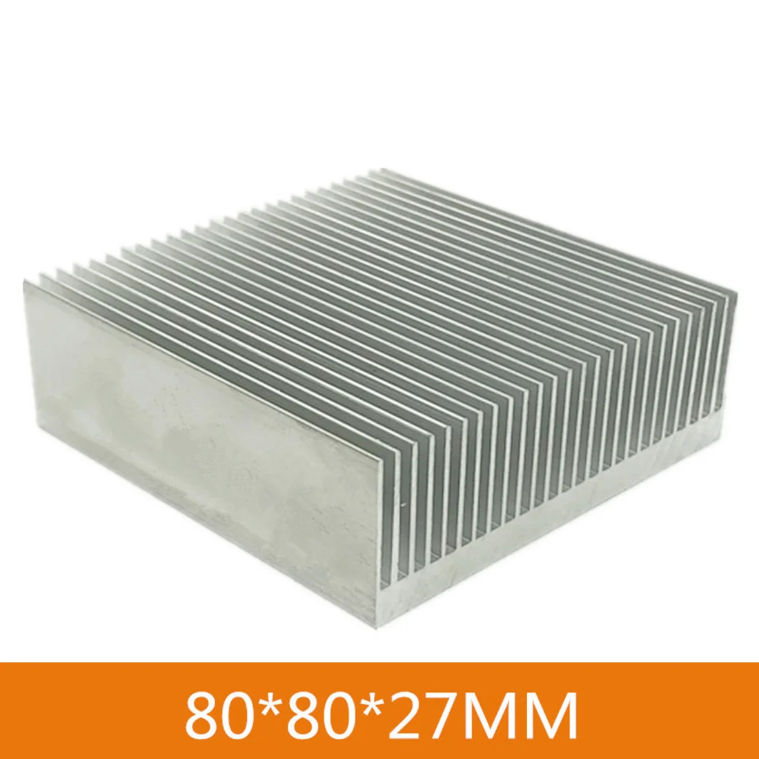 1x Electronic Radiator Cooler Fin Aluminum Heatsink Computer Water Cooling System CPU Chip LED 100*100*18mm 80*80*27mm Heat Sink