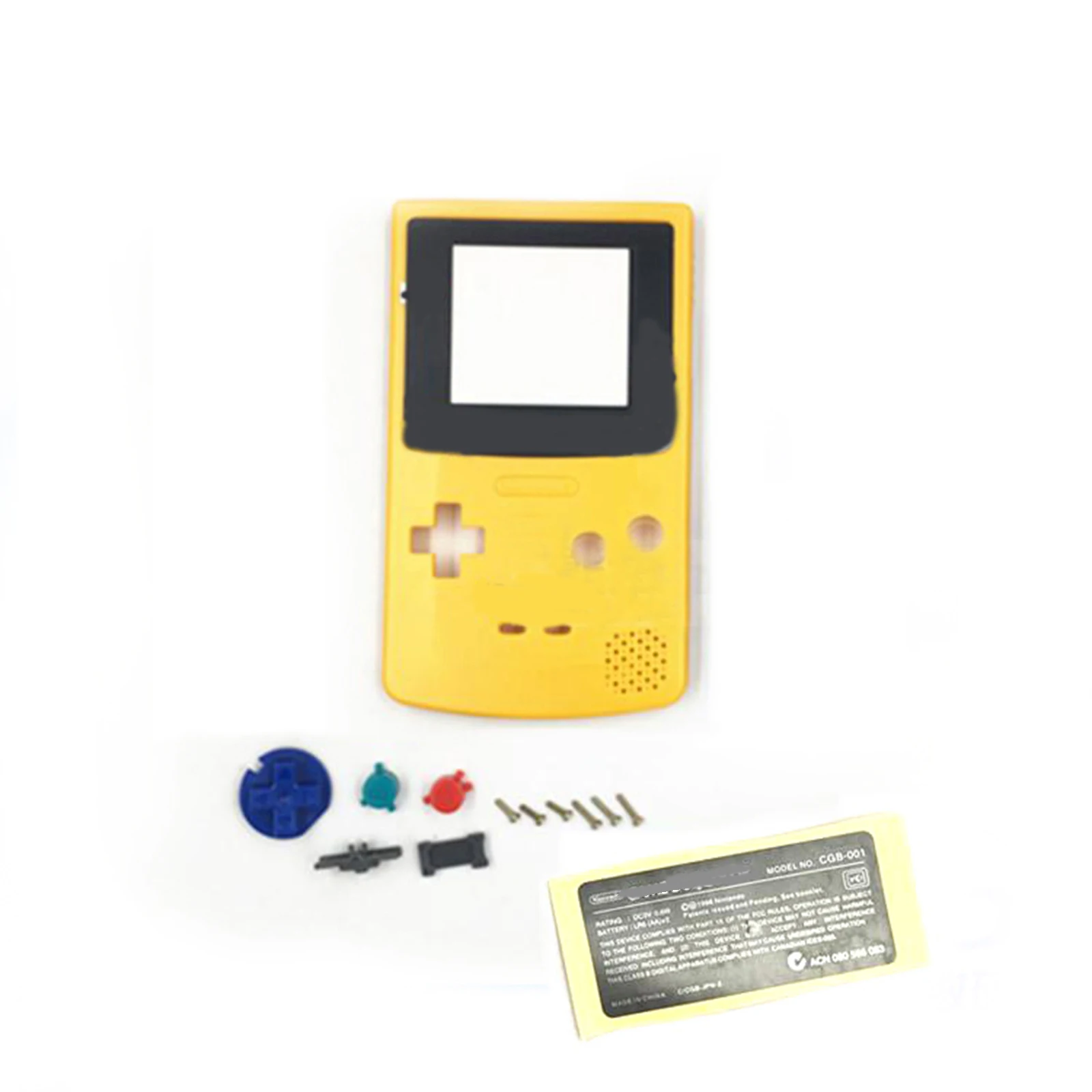 Replacement Protective Housing Case Cover Shell for Nintend Game Boy Color GBC Pikachu Game Console Accessories Parts