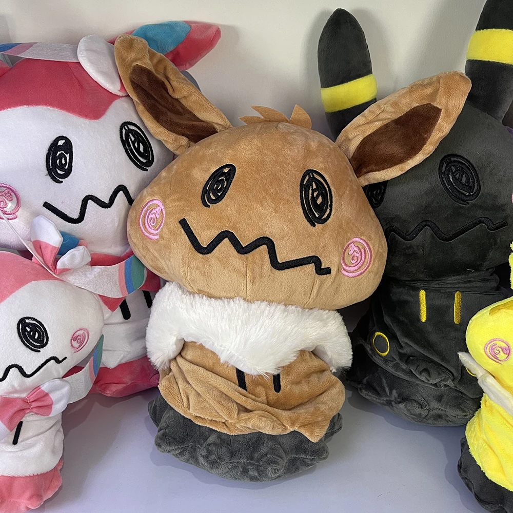 9 styles Kawaii Mimikyu Eevee Plush Doll Pokemon Stuffed Toy Cute Elf Anime Derivatives Gift For Children