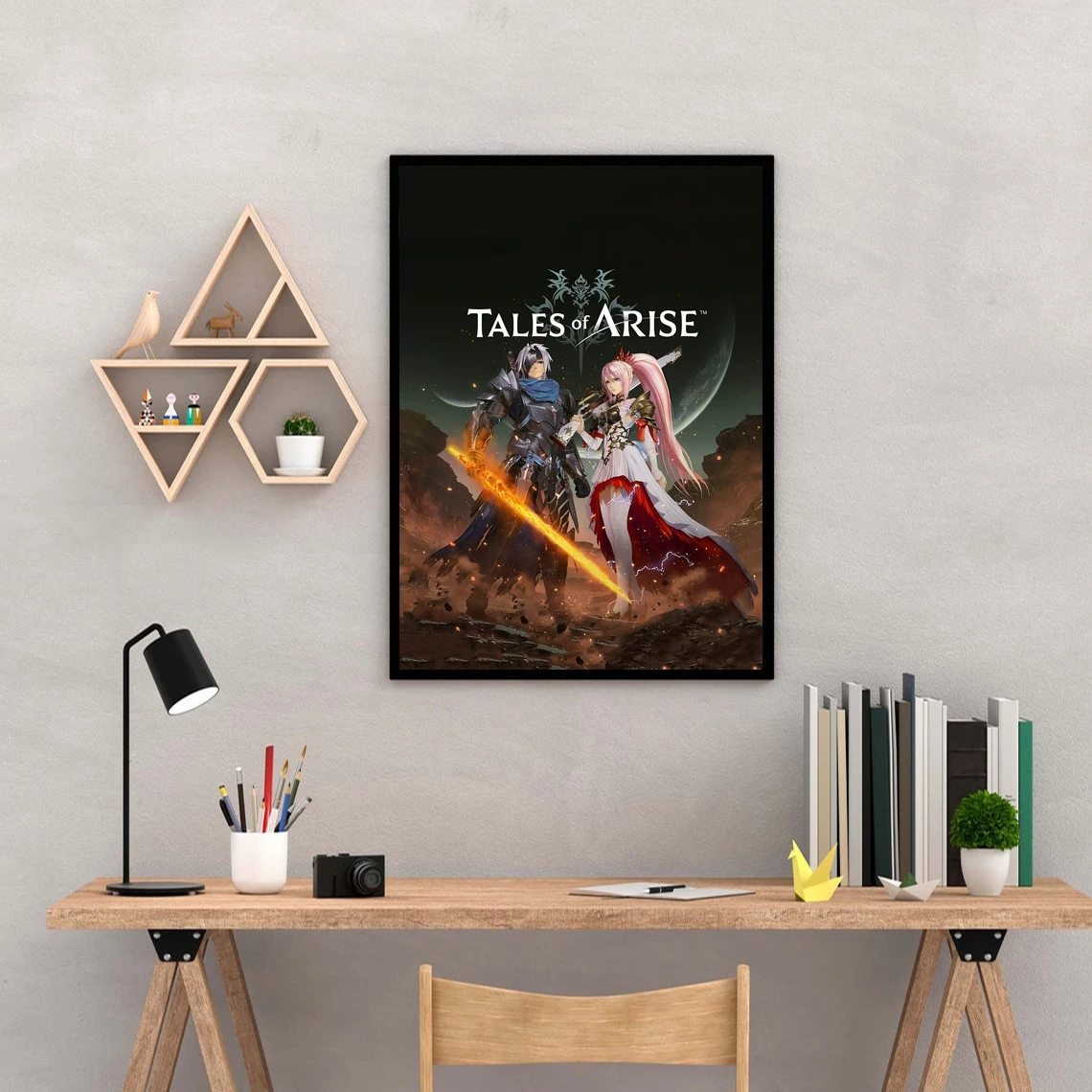 Tales Of Arise Video Game Cover Poster Canvas Print Home Decoration Wall Painting ( No Frame )