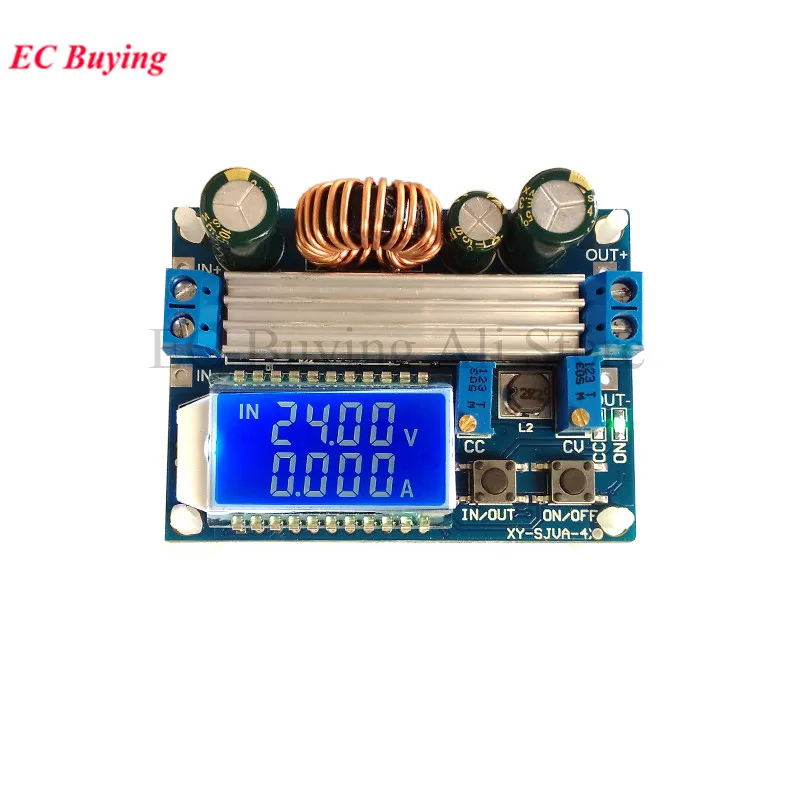 35W DC 5.5-30V to 0.5-30V Digital LCD Display Automatic Step up Down Buck Boost Converter Power Supply Module Adjustable Board