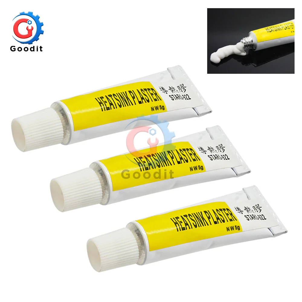 Heatsink Thermal Grease Paste Compound Silicon Scraper CPU Silicone Adhesive Cooling Strong Compound Glue For Heat Sink Stick