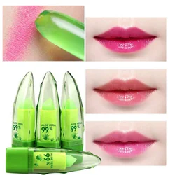 Aloe Vera Natural Temperature Change Color Lipstick Winter Protect Lips Tint Lipblam Moisturizer Nutritious Lip Blam