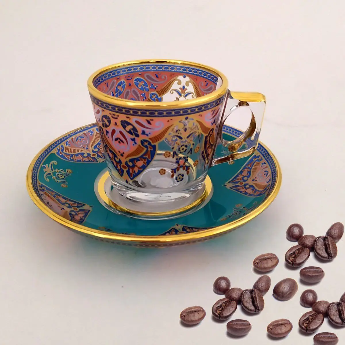 DOLBOVI Pasabahce Cappadocia coffee cup Takımı-6 Personality mug кружка coffee cup cup