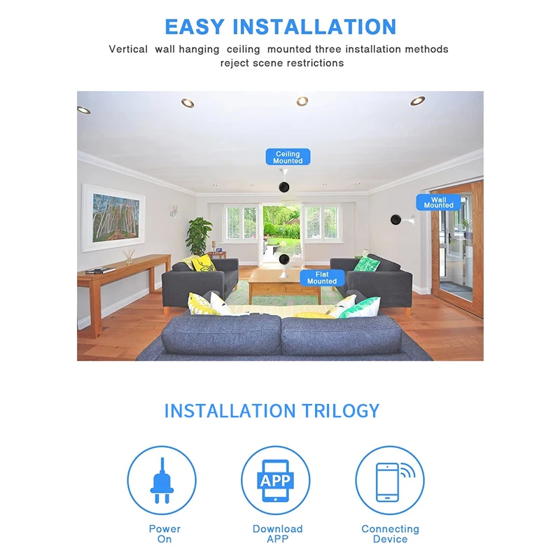 MINI Camera 2MPhigh Transmission Lens  High Quality Imaging Experience Small Body Multi Functions