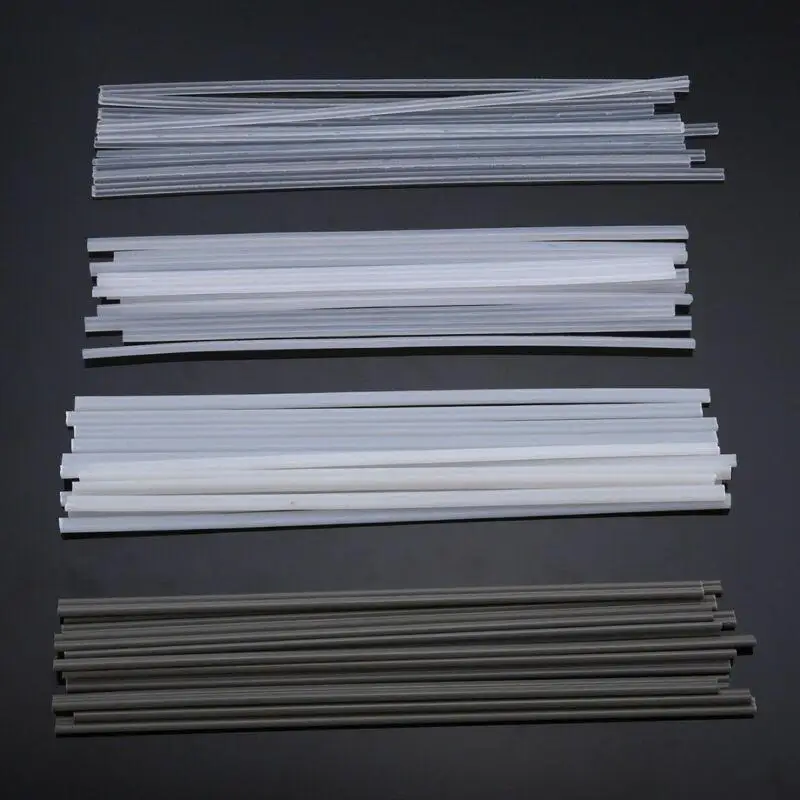 50pcs Plastic Welding Rods ABS/PP/PVC/PE Welding Sticks For Plastic Welder Tool