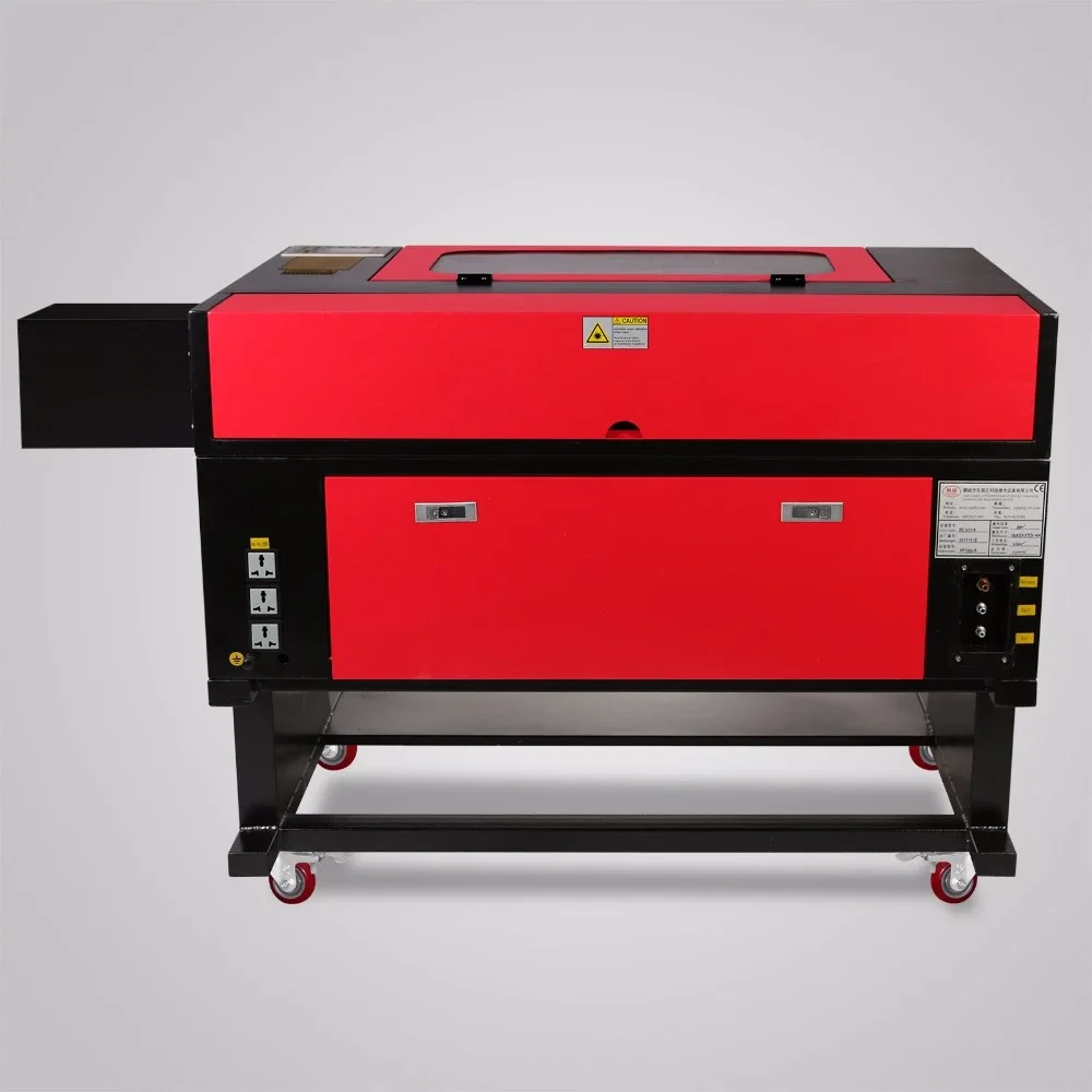 VEVOR Ruida 80W CO2 Laser Engraver K80 Laser Engraving Machine CNC Cutter Color Screen 700*500mm Woodworking For Wood Acrylic