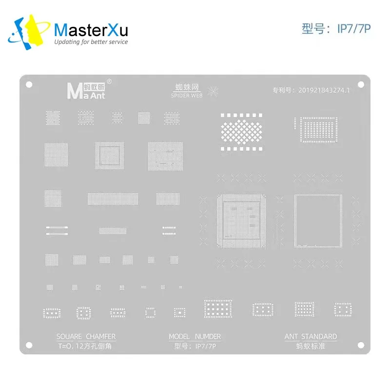 MaAnt BGA Stencil for iPhone 11 12 13  X XS XR Pro Max 5 6G 6S 7G 8G  High Quality Reballing Full IC As AMAOE Mega Masterxu