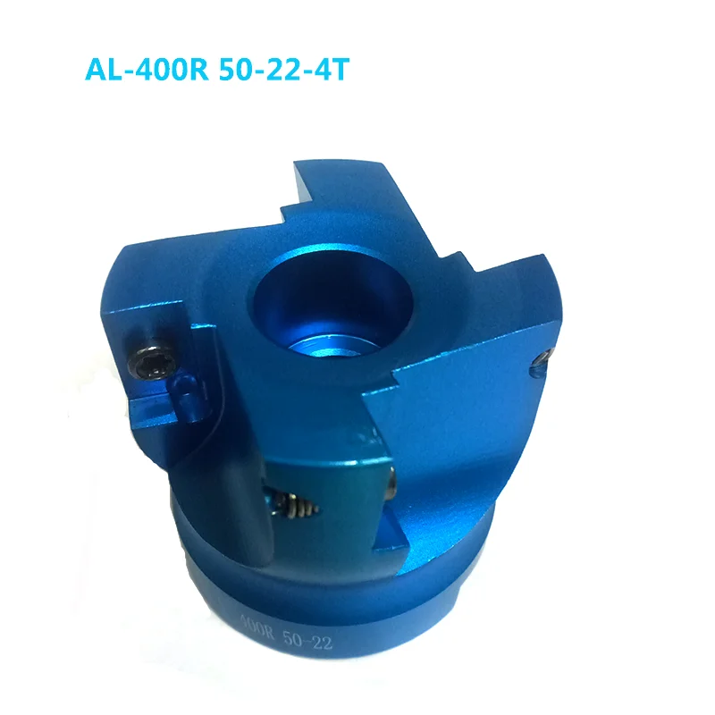 1pc Aluminum Alloy AL 400R 50 22 4T 400R 63 22 4T Face milling cutter R angle 90 Degrees for Face Milling cutter Aluminum Plate