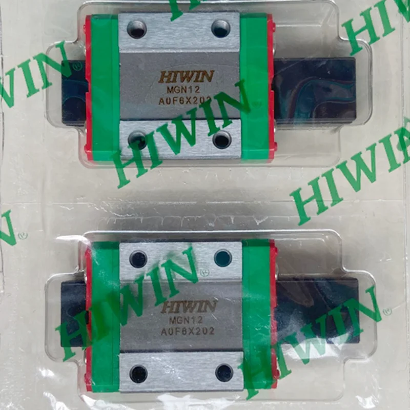 2pcs 100% Hiwin rail MGNR12 -L 200 250 300 350 400 450 500 550mm+ 2pcs MGN12C or  MGN12H blocks