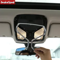 For BMW 3 Series G20 X5 G05 5 Series G30 2018-2021 Car Chrome Reading Lamp Decorative Frame Trim Interior Roof Light Sticker