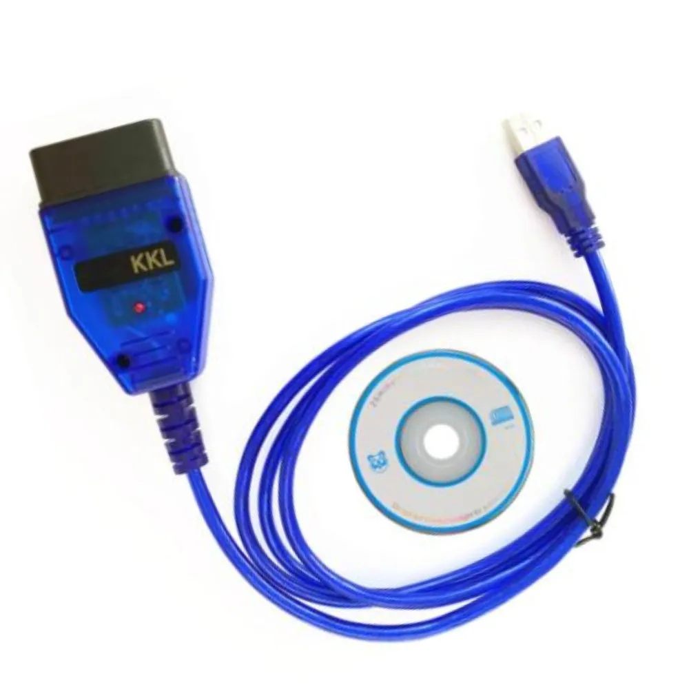 Kabel Acheheng untuk VAG 409 untuk Vag409 KKL untuk Audi/Seat/Volkswagen/Skoda FTDI FT232RL Chip OBD2 Kabel Pemindai Diagnostik USB