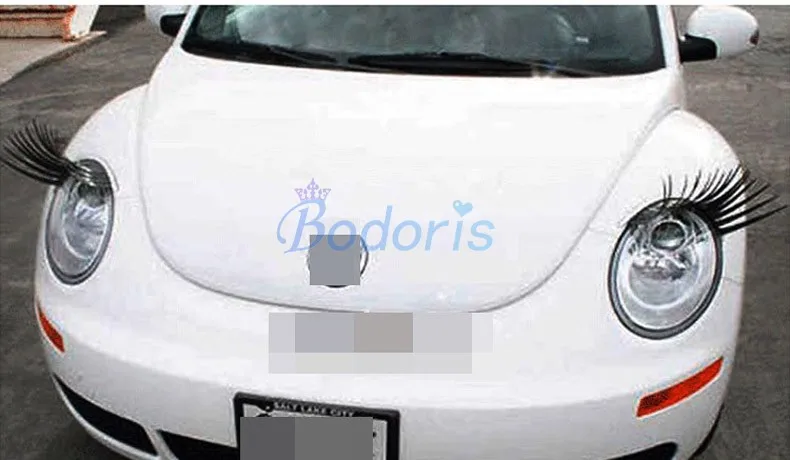 Per BMW Mini Cooper Clubman R60 R61 F54 F55 F56 Moda Faro Cigli di Charme Sticker Auto Falso Eye Lashes Accessori