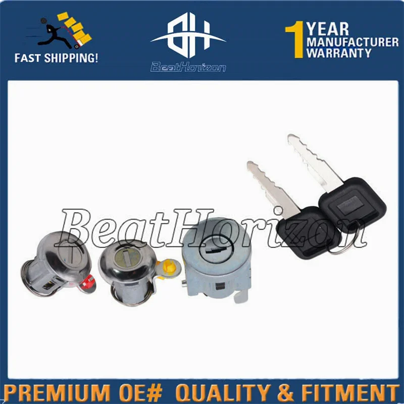 

New Car Door Lock ignition lock Cylinder Key Set for Isuzu NPR NQR NKR ELF 1994-2007 8-97035-293-0 8970352930