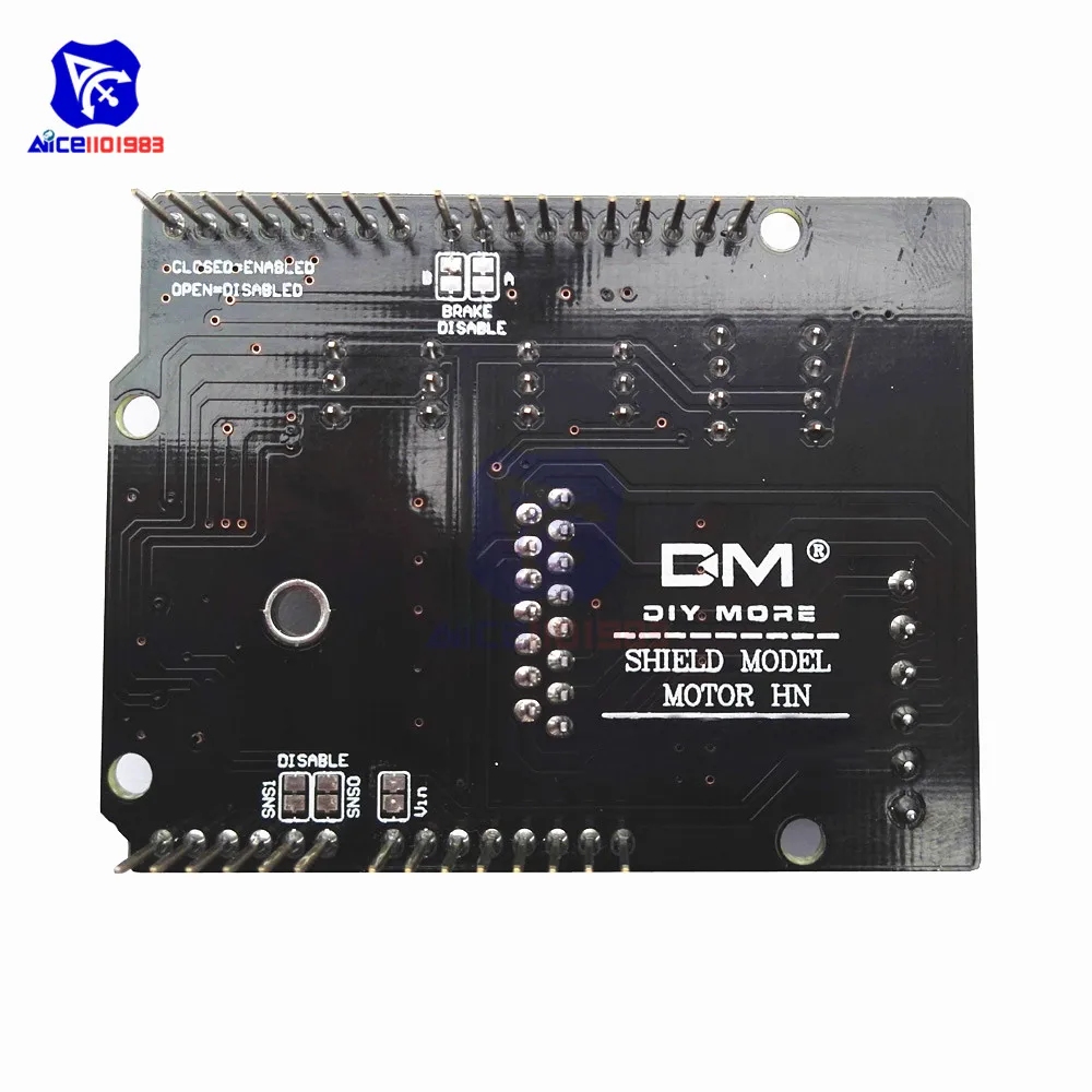 diymore L298NH Motor Driver Expansion Board Dual Channel Voll H-Brucke Motor Treiberplatine for Arduino  R3