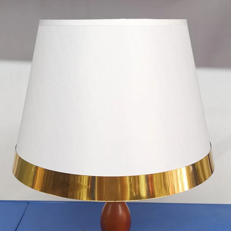 TUDA Table Lamp's Lamp shade Fabric Lamp Cover E27 Lampshades 30cm Golden Edge Lampshade