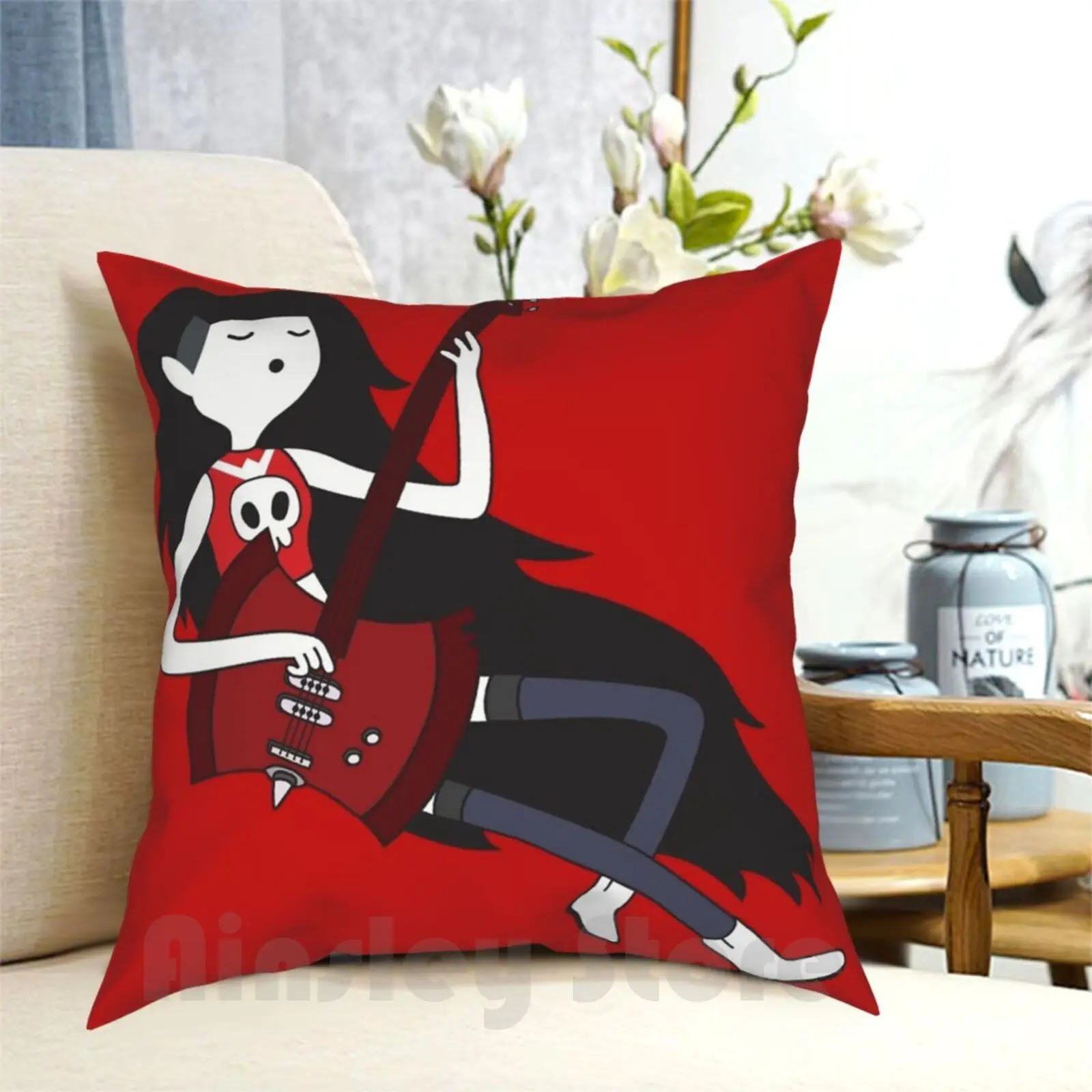 Pillow Case Printed Home Soft DIY Pillow cover Adventure Time The Vampire Queen Vampire Cute Adventure Time Cartoon Queen