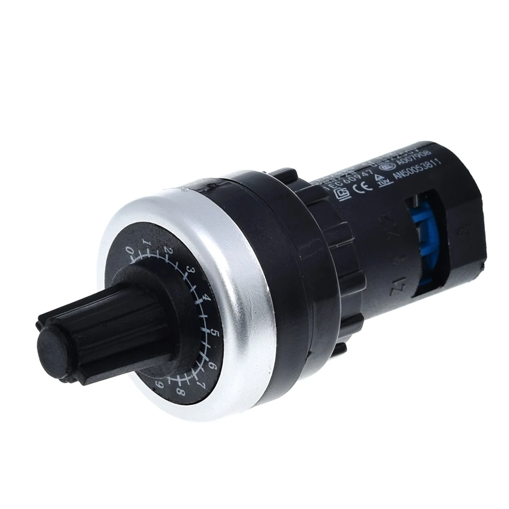 LA42DWQ-22 1K 2K 5K 10K 20K 50K 100K 200K Drehpotentiometer Konverter Regler 22mm Durchmesser Wechselrichter Widerstandsschalter – Detail 7