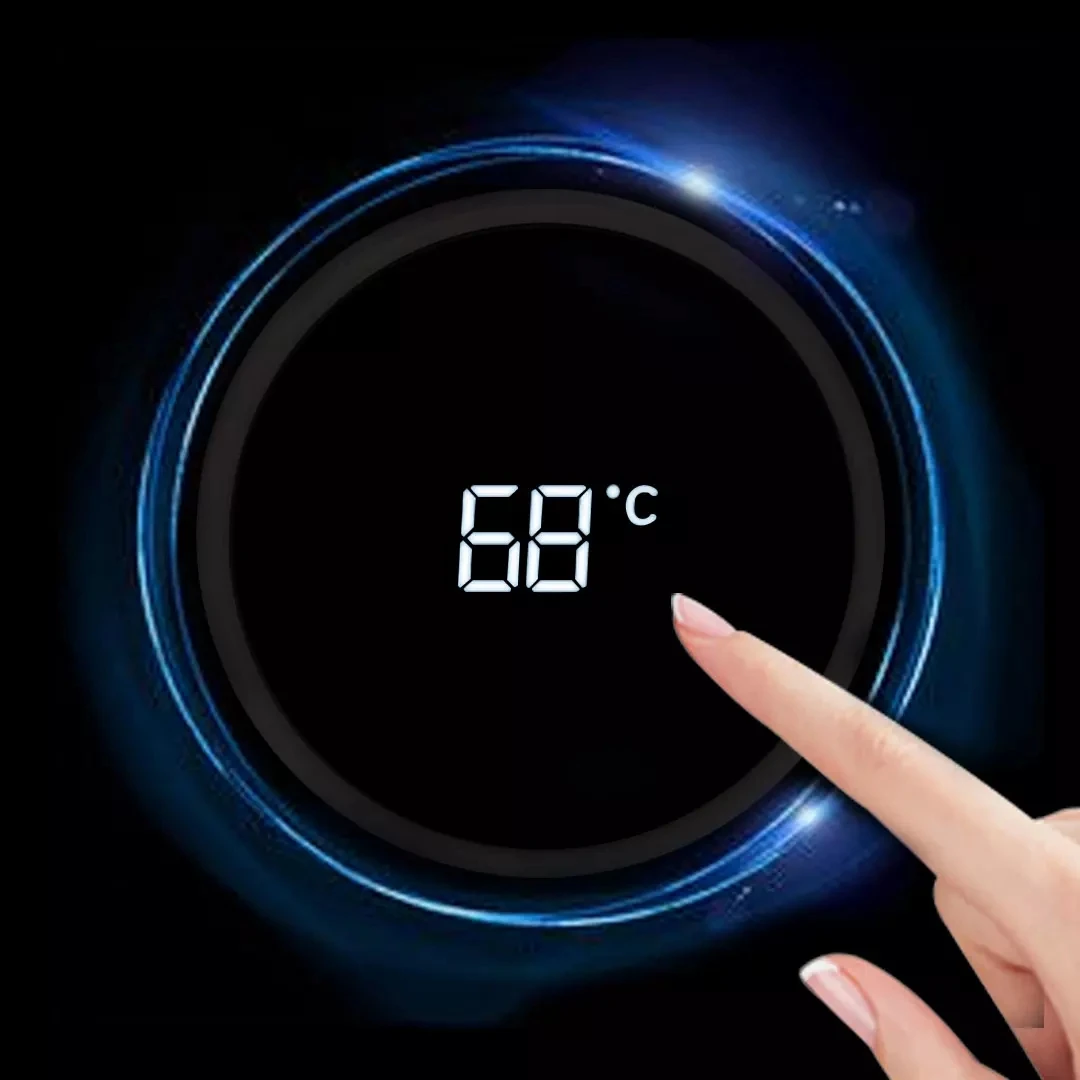 كوب عزل الشاي الذكي Youpin QUANGE لعام 100% H8133 بلمسة واحدة لإظهار درجة الحرارة 316 فصل الشاي من الفولاذ المقاوم للصدأ حافظ على برودة وساخنة