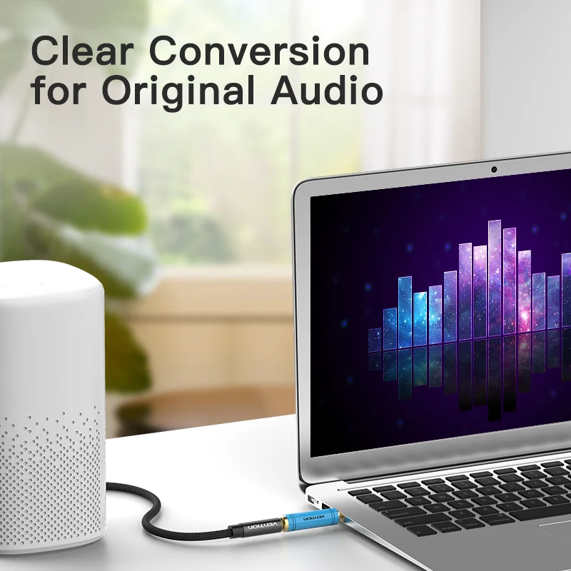 Vention جاك 3.5 إلى 6.35 مللي متر المتكلم موصل ذكر إلى أنثى محول الصوت ل المتكلم الغيتار Mic جاك كابل ستيريو الصوت