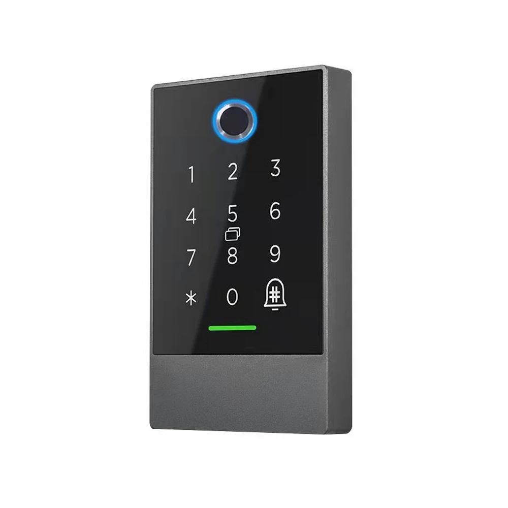 Zinc Metal Keypad IC IP66 Waterproof Semiconductor Fingerprint Sensor TTLock App Unlock Bluetooth V4.0 Access Controller K2/K2F