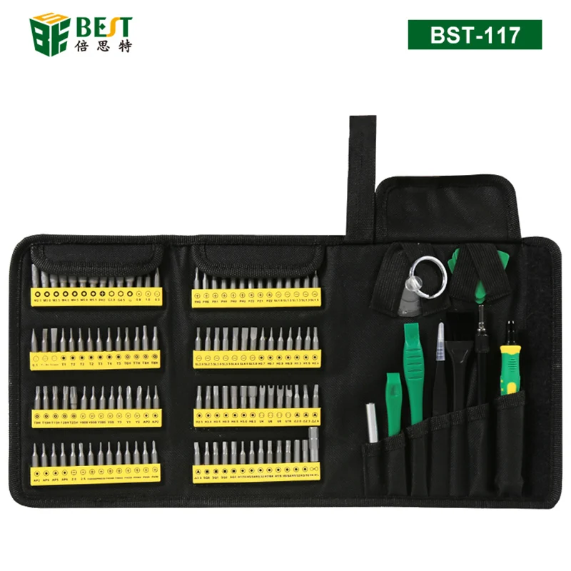 126 in 1 Precision Screwdriver Set Magnetic Pentalobe Phillips Torx Bits for iPhone iPad Tablet Laptops PC Camera Repair Tool Ki