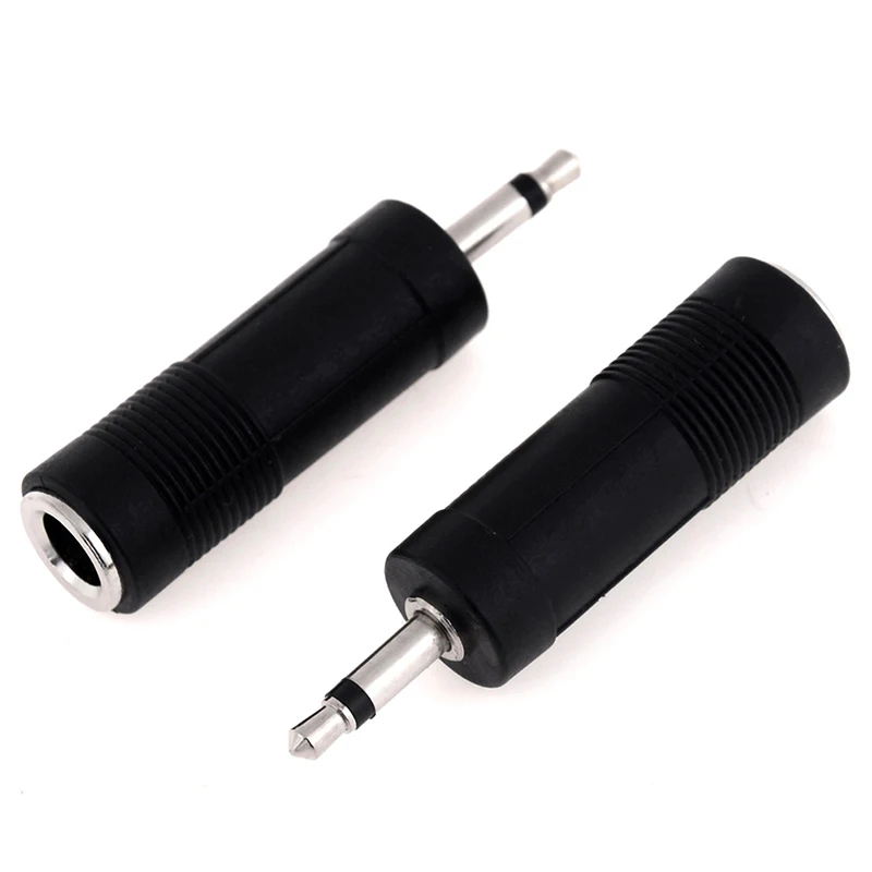 

3.5mm Male Plug To 1/4 6.35mm Female Jack Mono Adapter Connector Convertor