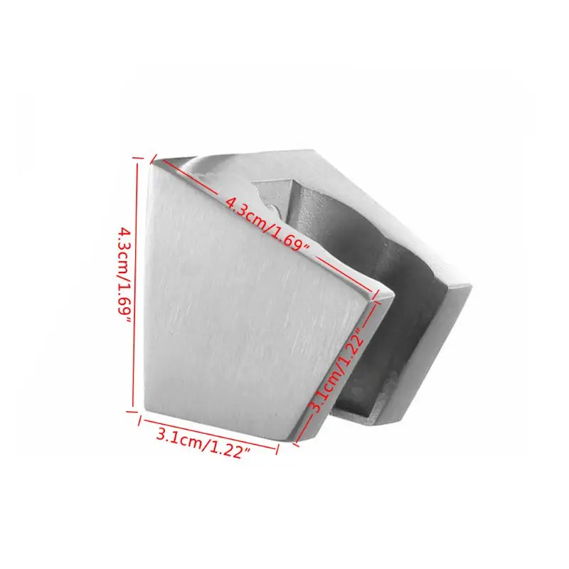 304สแตนเลสที่นั่งหัวฉีด Bracket ห้องน้ำปรับผู้ถือหัวฝักบัวปรับฐานอุปกรณ์เสริม27RB