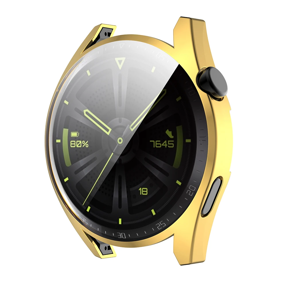 TPU Protective Case For Huawei Watch GT3 GT 3 42mm 46mm Full Screen Protector Shell Bumper