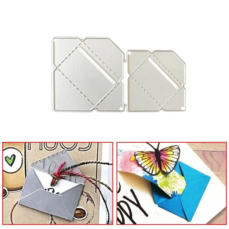 Envelope Metal Cutting Dies Stencil Template for DIY Scrapbooking Embossing Paper Cards Album Making Decorative Craft Dies Cut