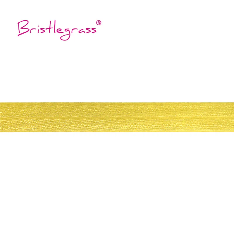 BRISTLEGRASS Großhandel 50 Yard 1 Zoll 25mm Glänzendes FOE Faltbares Elastisches Spandex-Satinband für Stirnbänder, Haarbänder, Kleider und DIY-Näharbeiten – Detail 33