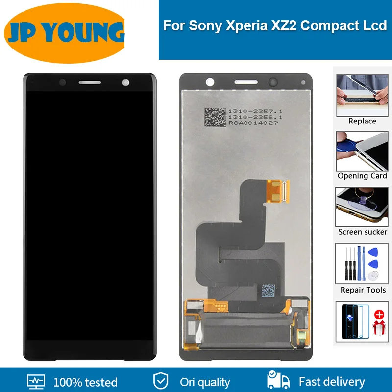 5.0\'\' lcd For SONY Xperia XZ2 Compact LCD Touch Screen Digitizer Assembly For Sony XZ2 Mini Display Replacement H8324 H8314 lcd