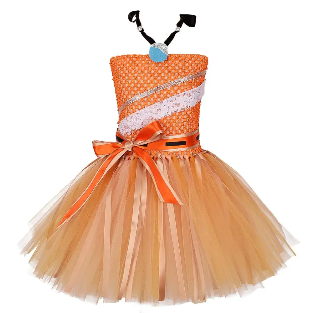 Princess Moana Tutu Dress For Girls Birthday Party Dresses Kids Cosplay Oufit Halloween Costume Toddler Photo Props 0-12Y