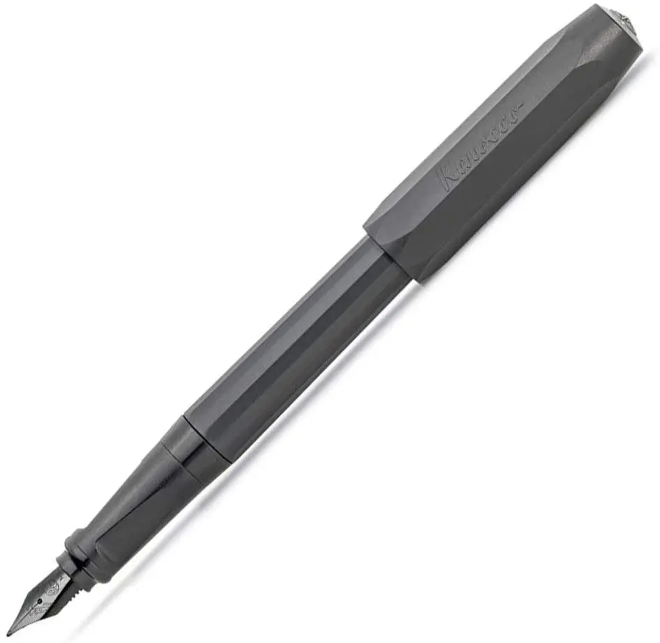 Kaweco Perkeo Fountain Pen Matte Black F 10001818 , F Nib, Pocket Sized Pen, Luxury Fountain Pen