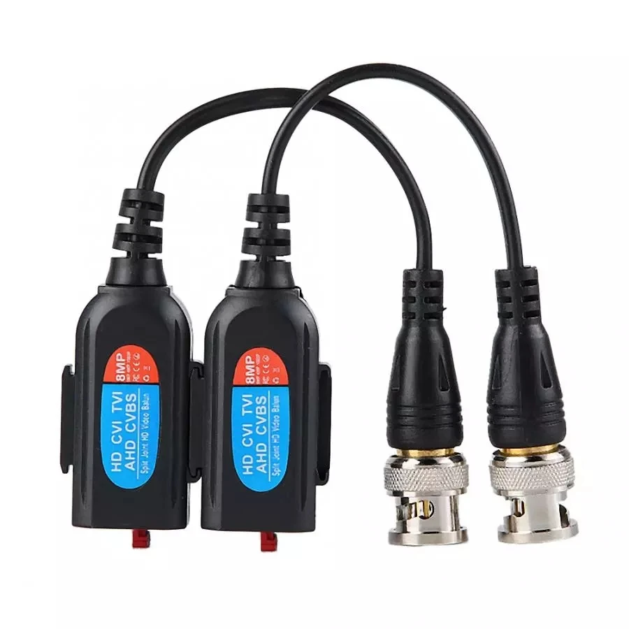 5 Pairs 8MP AHD Camera HD Transmitter Passive Video Balun Transceiver BNC M for 2MP 5MP 8MP Analog Security Camera