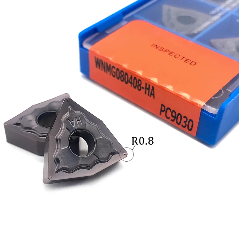 WNMG080404 WNMG080408 HA PC9030 Inserts 100% Original High Quality External Turning Tool Carbide Insert For Stainless Steel