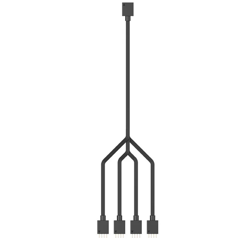 UTHAI 5V/12V motherboard ARGB/RGB fan splitter Shenguang synchronization extension cable one point two/three/four adapter