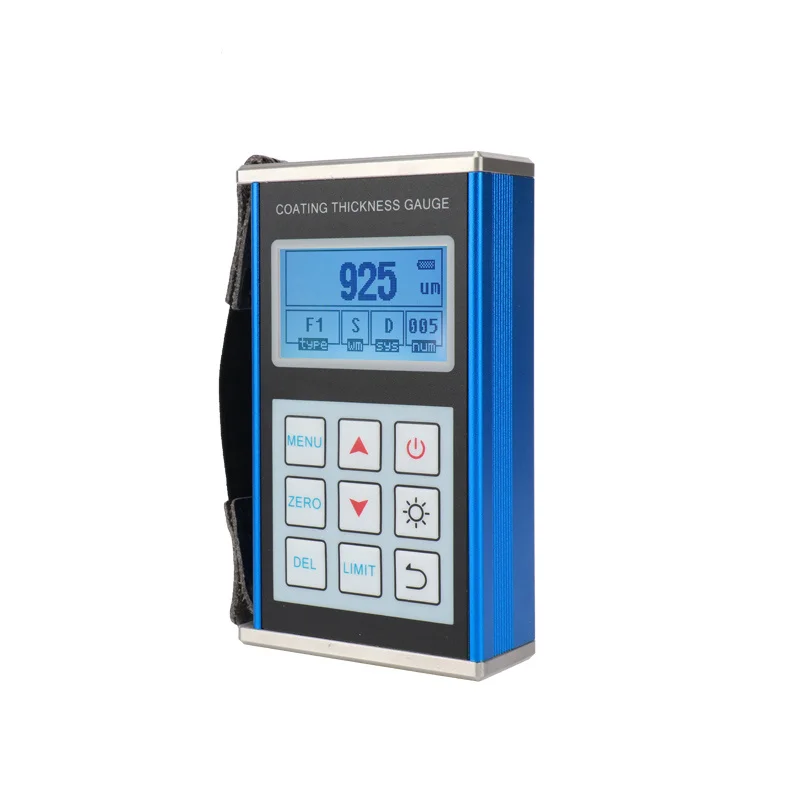 0-1250μm Digital Dry Film Car Paint Coating Thickness Gauge FE/NFE Car Paint Electroplate Metal Coating Thickness Tester Meter