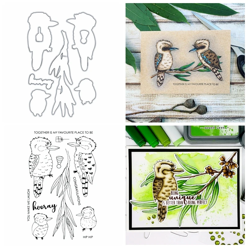 Alcedo Cutout Metal Cutting Dies & Clear Stamps Hooray Congratulations Words Sentences DIY Scrapbooking Album Craft Cards 2020