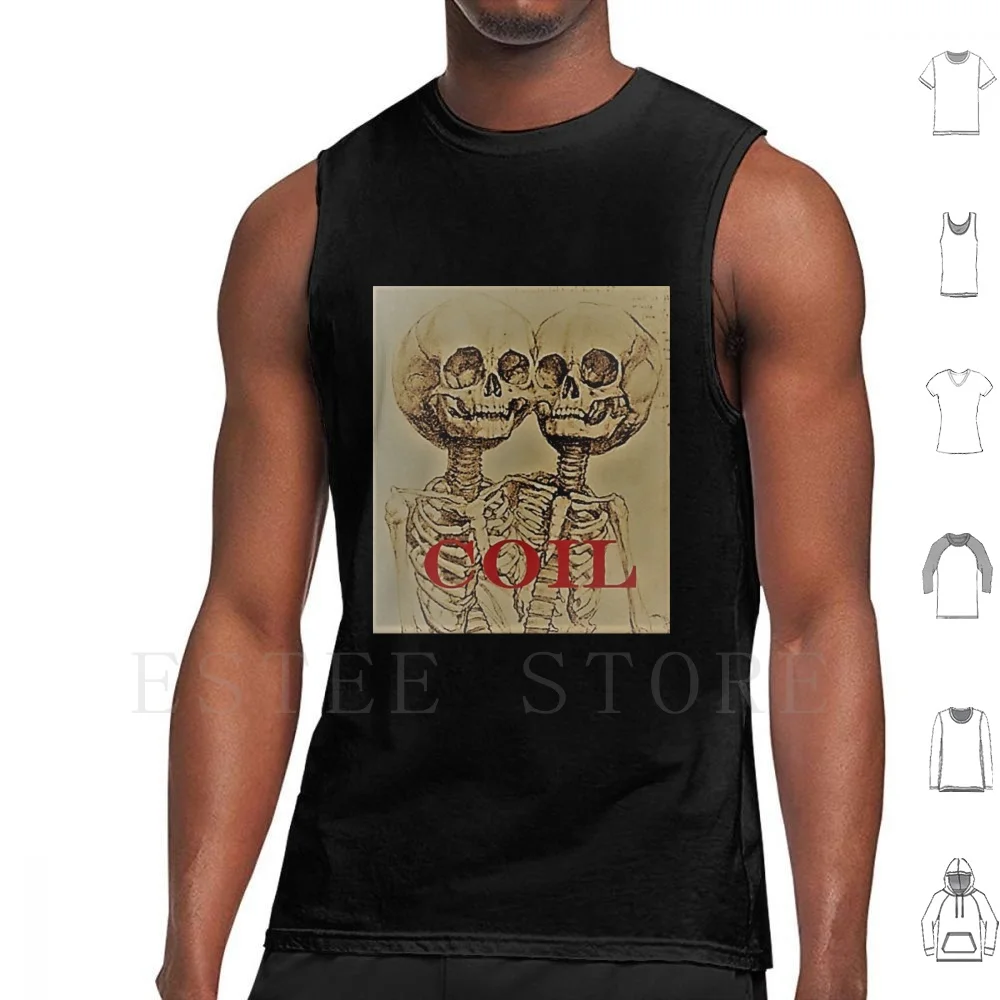 Coil Tank Tops Vest Cotton Coil John Balance Peter Christopherson Sleazy Throbbing Gristle Nurse With Wound Current 93 Chris