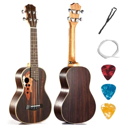 Concert Tenor Ukulele 23 26 Inch Electric Guitar 4 Strings Ukelele Guitarra Handcraft RoseWood Uke Musical Instruments