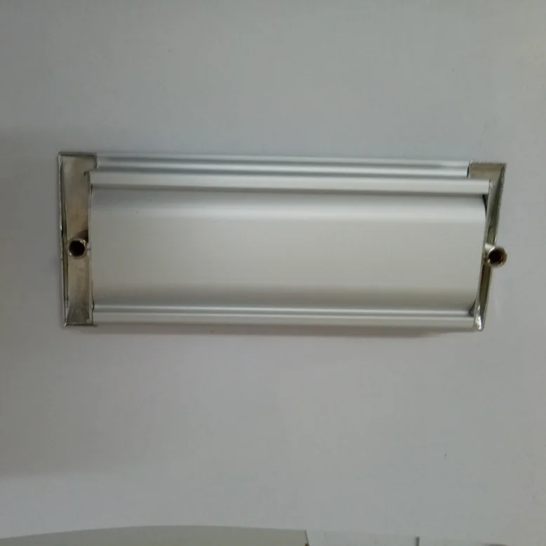 Hidden Door Handles Silver Cabinet Pulls Handles Aluminum Drawer Knobs Furniture Hardware Mechanical equipment cabinet Handles