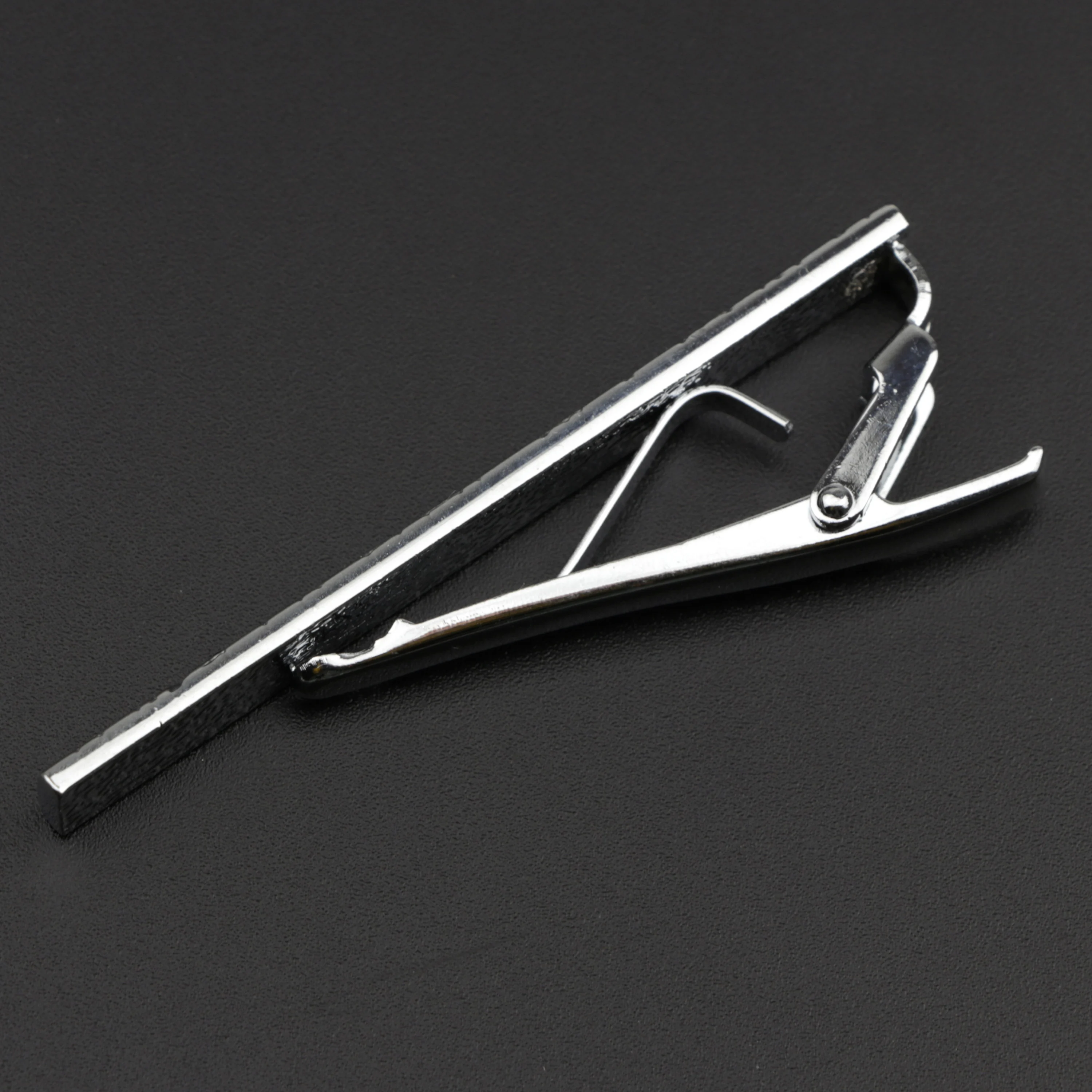 مشبك من النيكل للرجال ، إكسسوارات ، جودة عالية ، نمط عصري ، نقش معدني ، شريط بسيط ، قفل عمل ، هدية دبوس عملي #5