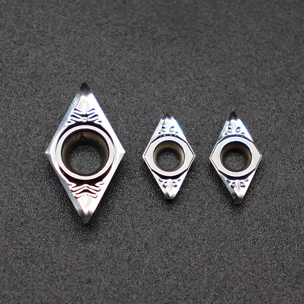 DCGT070204 AK 01 DCGT11T304 DCGT11T308 Aluminium Sisipan Internal Turning Alat Bubut Alat Pemotong AL + Paduan Timah Kayu