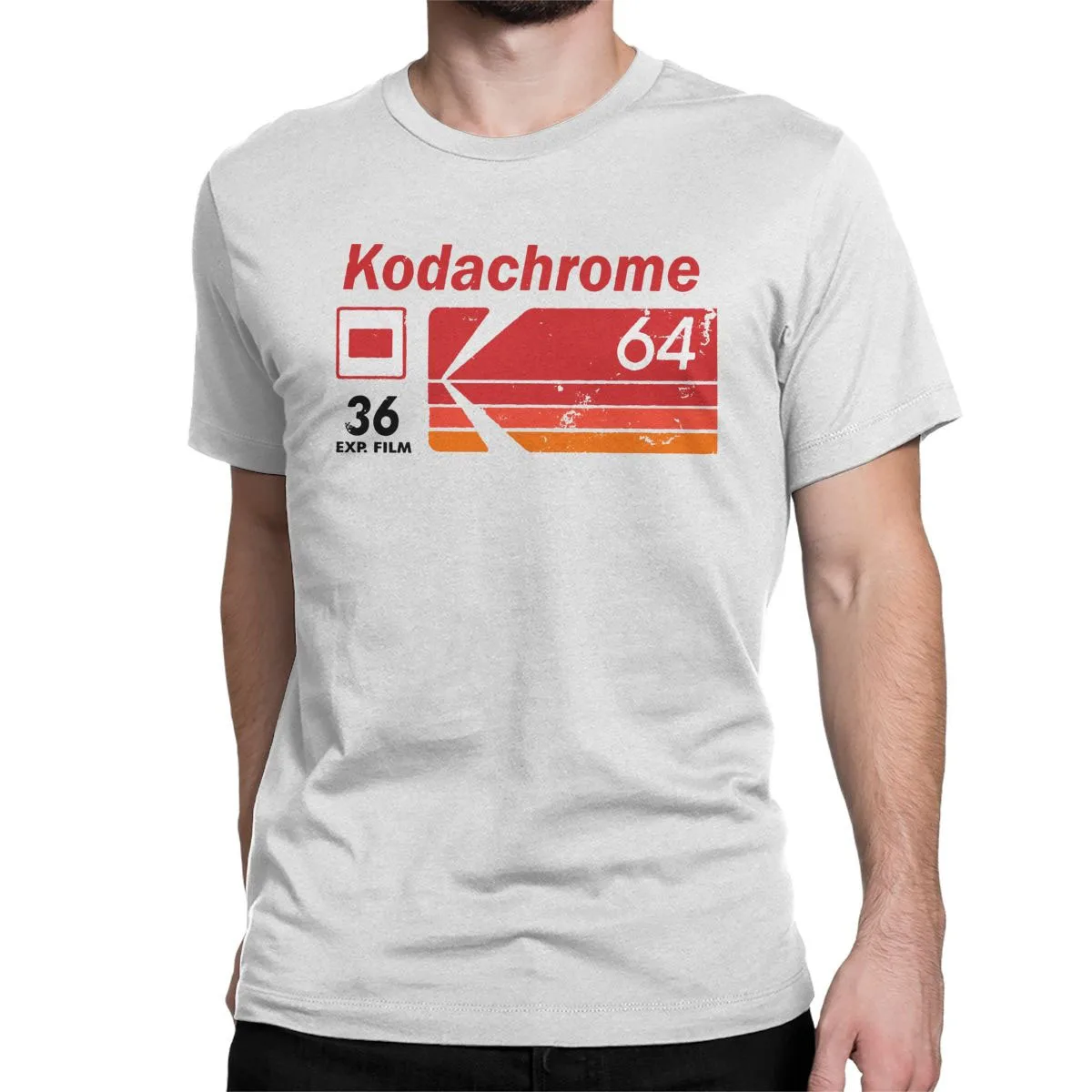 Kodachrome 64 Vntage Men T Shirt for men Casual Tee Shirt Short Sleeve Crew Neck T-Shirts Pure Cotton Gift Idea Clothing